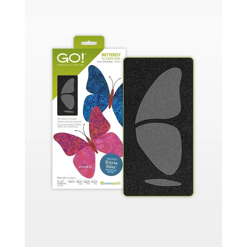 Accuquilt Go! Butterfly by Edyta Sitar Die