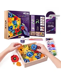 Okto Sensory Art 3D Woodcraft “Freedom” – Flowers Craft Kit
