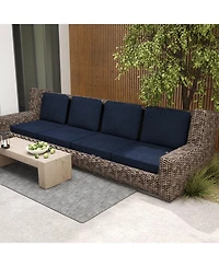 Slickblue 2-Pack Outdoor Patio Cushion Set with Removable Covers
