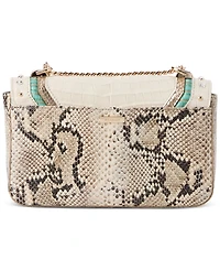 Brahmin Rosa Cloud Dancer Dubois Small Leather Crossbody