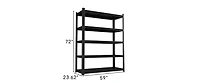 Standing Wire Shelving Metal Storage Rack Adjustable Shelves