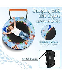 Mini Trampoline Folding Small Rebounder for Kids with Lights