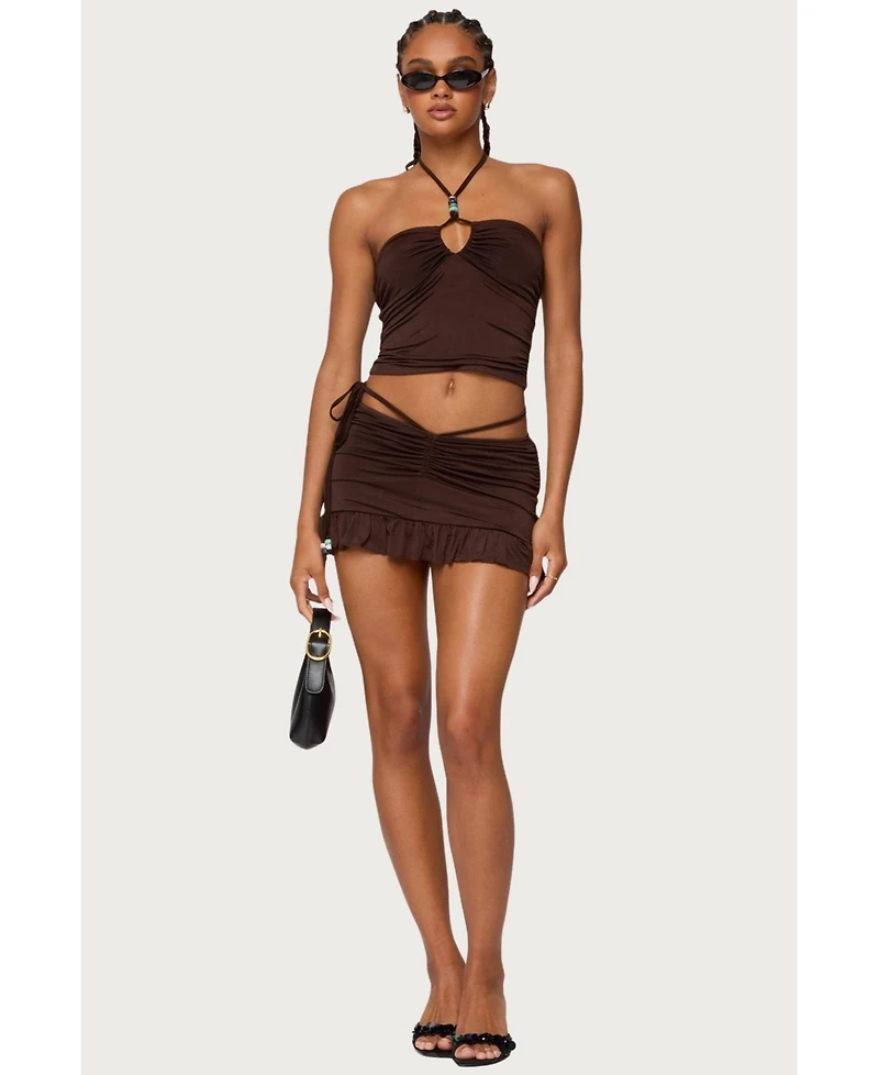 Edikted Women's Koda Bead Halter Top