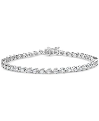 Forever Grown Diamonds Lab Grown Diamond Tennis Bracelet (2 ct. t.w.) in Sterling Silver