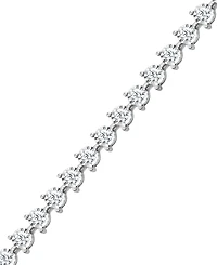 Forever Grown Diamonds Lab Grown Diamond Tennis Bracelet (2 ct. t.w.) in Sterling Silver
