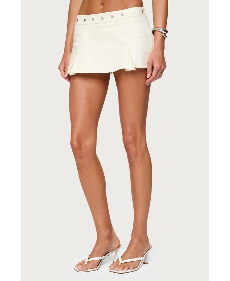 Edikted Women's Keli Studded Mini Skort