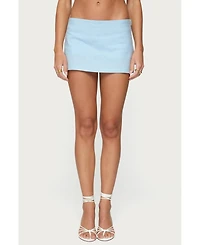 Edikted Women's Avalai Linen Look Mini Skort
