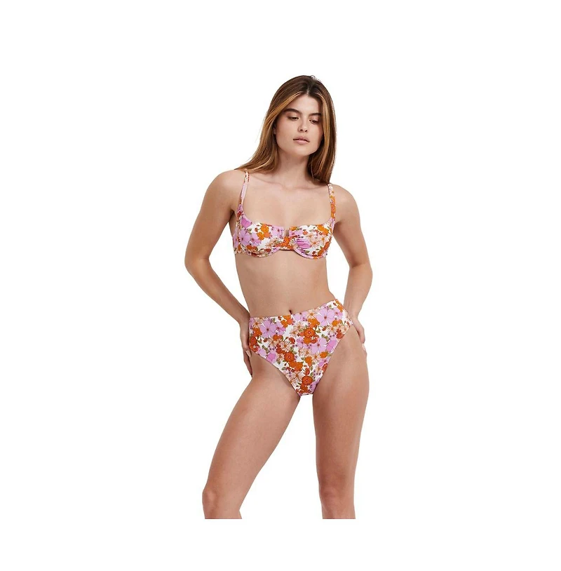 Flirtt Gottex Women's Vintage Florals Underwire Bikini Top