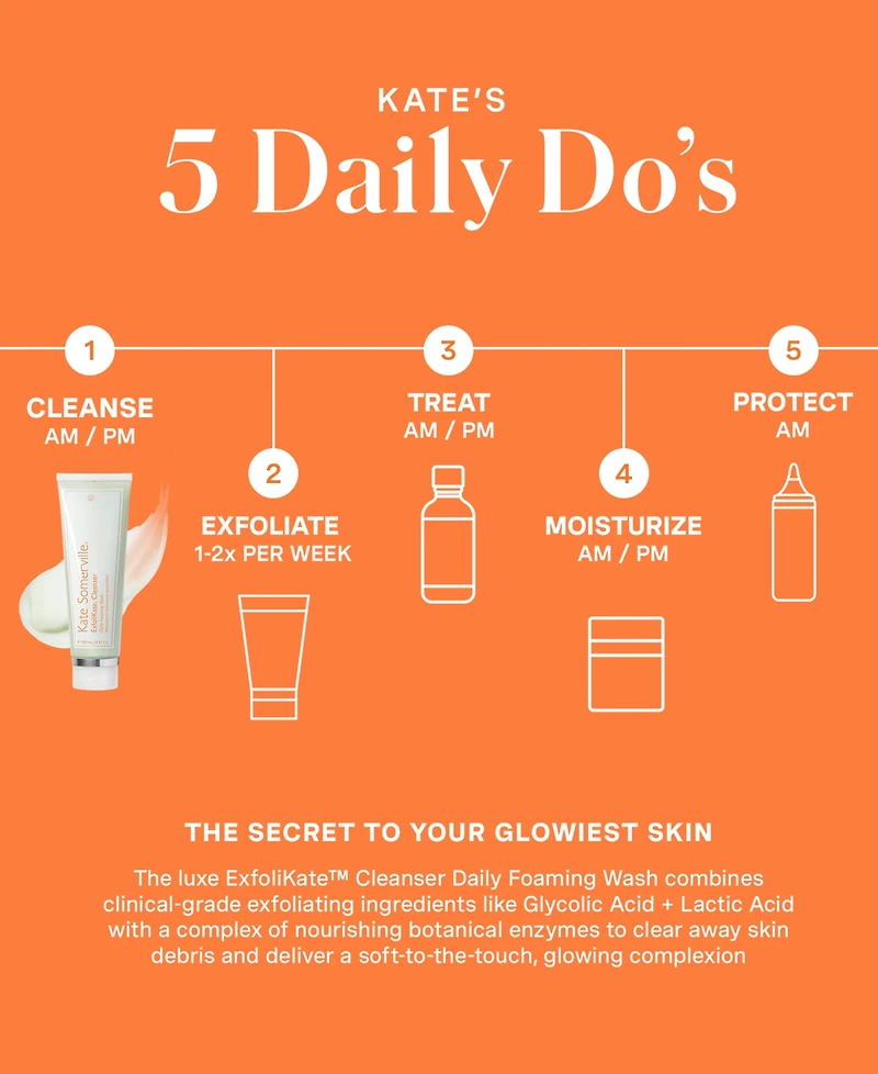 Kate Somerville ExfoliKate Cleanser Daily Foaming Wash, 4 oz.