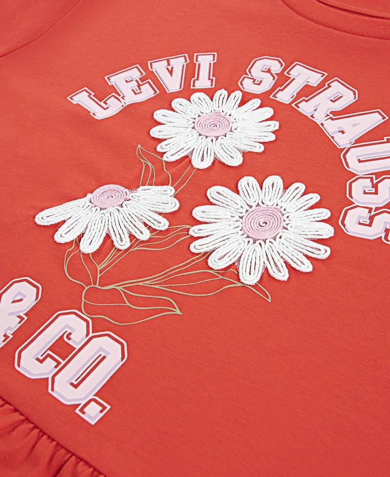 Levi's Big Girls Peplum Flare T-Shirt