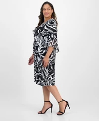 Connected Plus Side-Tab Dress