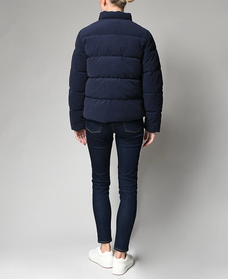 Lauren Ralph Women's Cord Puffer Jacket
