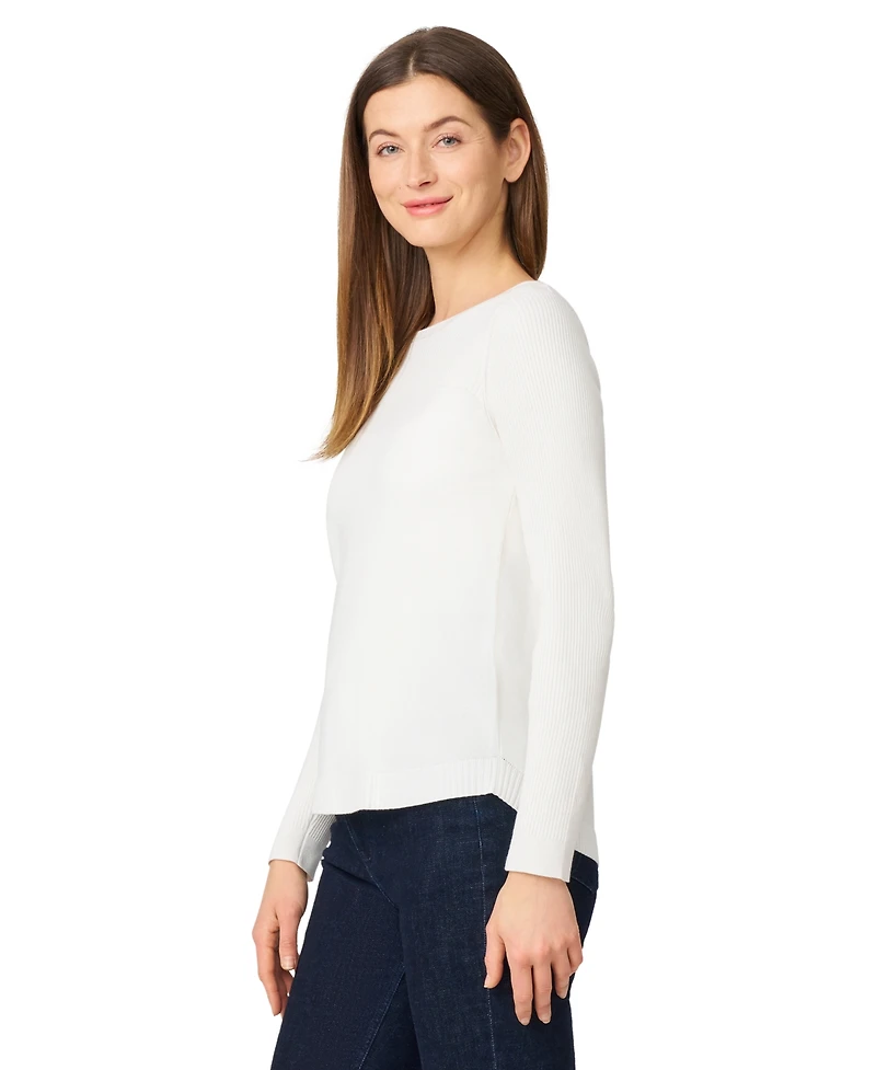 Melissa Paige Women's Boat Neck Long-Sleeve Sweater