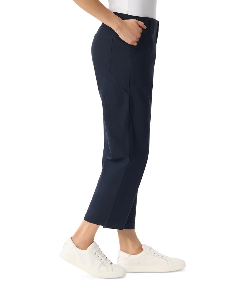 Gloria Vanderbilt Women's High Rise Cropped Cargo Pants