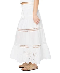 Roxy Juniors' Castaway Cotton Pull-On Maxi Skirt