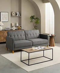 Gold Sparrow 77" Polyester Victoria Convertible Sofa Bed, Created for Macy's