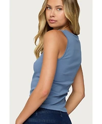 Edikted Women's Dionne Lacey Tank Top
