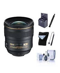 Nikon 24mm F 1.4g Ed Af S Nikkor Lens Bundle With 77mm Filter Kit Lens Wrap Cleaning Kit Lens Cap Tether