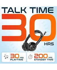 Delton 30X Bluetooth Headset & 3-in-1 Wireless Charging Station (DHSWC130XD)