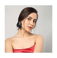 Sohi Women's Marble Drop Earrings