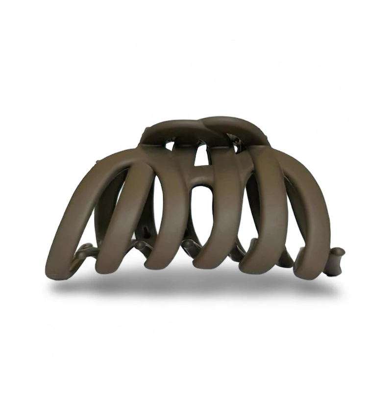 Extra Large Matte Claw Clip - Brown