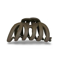 Extra Large Matte Claw Clip - Brown