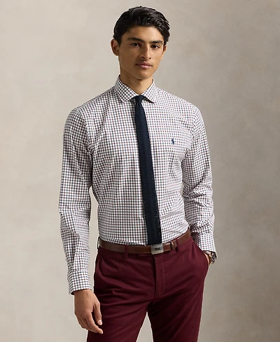 Polo Ralph Lauren Men's Classic-Fit Plaid Stretch Poplin Shirt