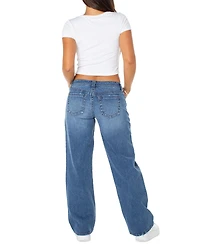 Celebrity Pink Juniors' Low-Rise Baggy Jeans