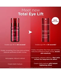 Total Eye Lift Refillable Eye Cream For Firming Wrinkles Dark Circles Puffiness