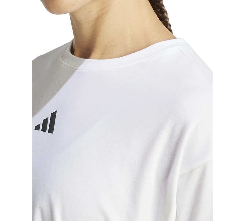 adidas Women's Power Crewneck Short-Sleeve T-Shirt