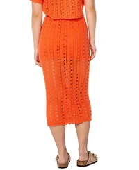 Roxy Juniors' Sea Swirl Crochet Midi Skirt