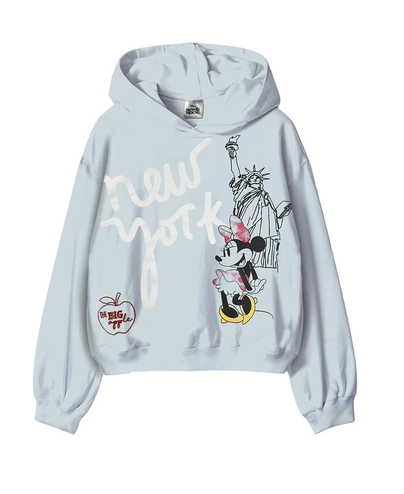 Disney Big Girls Minnie New York Hoodie