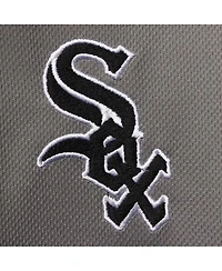 Men's Fanatics Gray Chicago White Sox Big Tall Solid Birdseye Polo Shirt