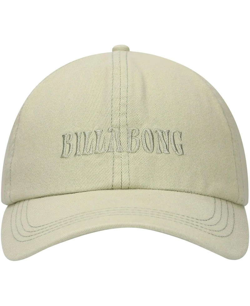 Billabong Women's Light Green Dad Cap Adjustable Hat