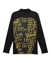 Puma Men's Black Borussia Dortmund 2024/25 Pre-Match Quarter-Zip Sweatshirt