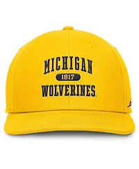 Jordan Men's Maize Michigan Wolverines Athletics Pro Adjustable Hat