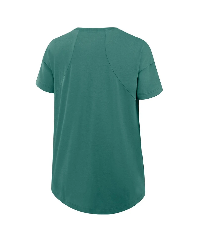 Nike Women's Green Boston Red Sox 2025 City Connect Flowy Fashion Tri-Blend Performance T-Shirt