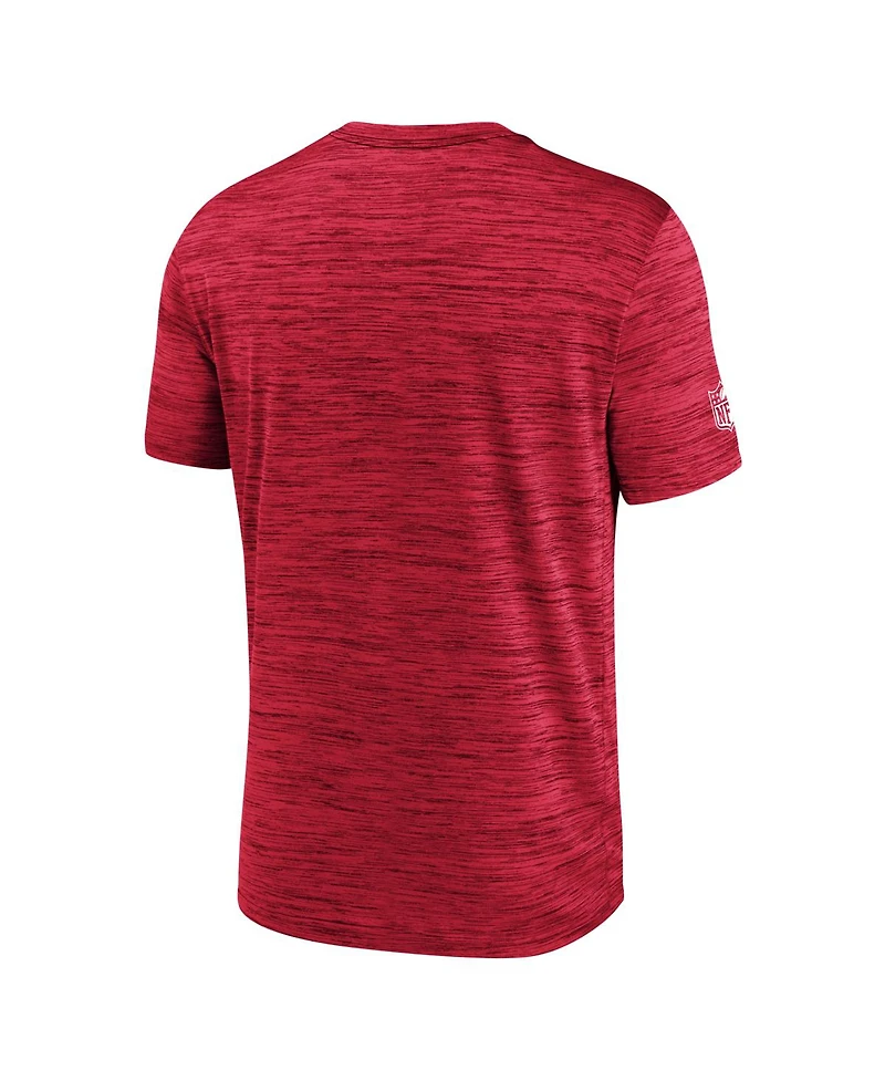 Nike Men's Red Kansas City Chiefs Big Tall Sideline Velocity Performance T-Shirt