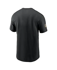 Nike Men's Black New Orleans Saints Sideline Performance T-Shirt