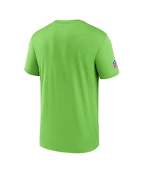 Nike Men's Neon Green Seattle Seahawks Sideline Legend Performance T-Shirt