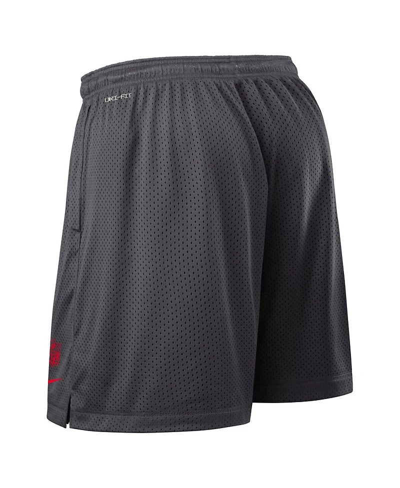 Nike Men's Gray Buffalo Bills Sideline Reversible Performance Shorts