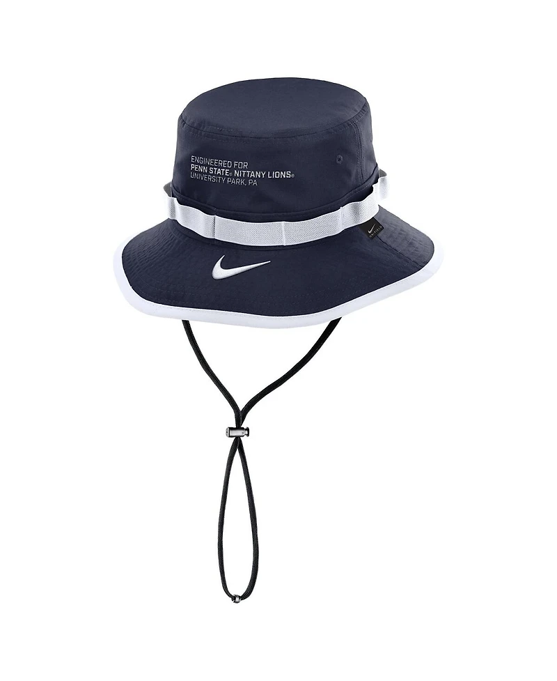 Nike Men's Navy Penn State Nittany Lions 2025 Sideline Apex Boonie Bucket Hat