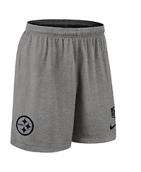 Nike Men's Black Pittsburgh Steelers Sideline Reversible Performance Shorts