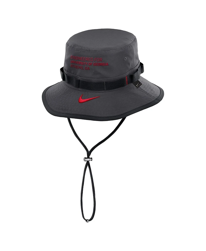 Nike Men's Black Georgia Bulldogs 2025 Sideline Apex Boonie Bucket Hat