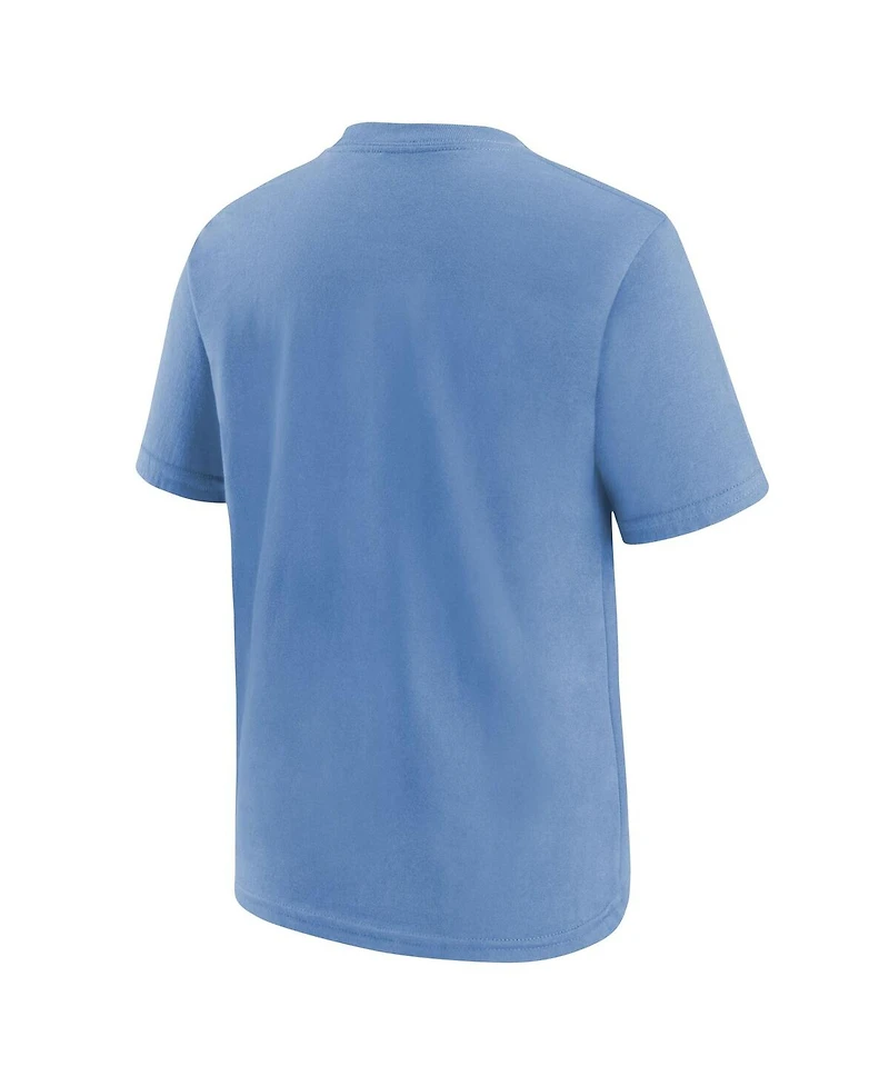 Nike Big Boys and Girls Sky Blue Chicago Sky Original Content T-Shirt