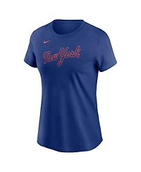 Nike Women's Juan Soto Royal New York Mets Fuse Name Number T-Shirt
