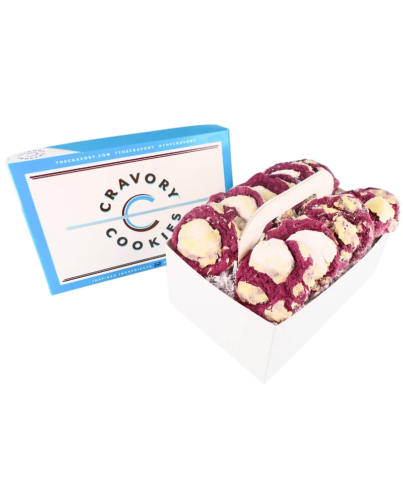 The Cravory Ube Cookies Gift Box, 12 Cookies