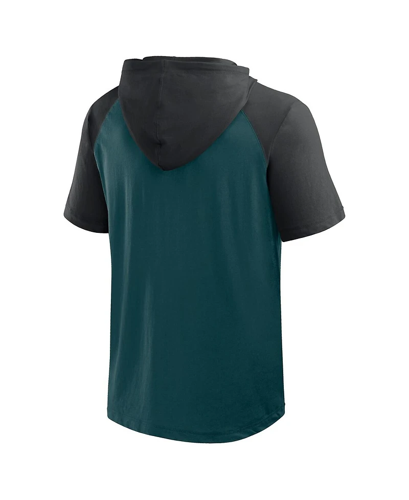 Logo Athletic Men's Midnight Green Philadelphia Eagles Prime Hoodie T-Shirt