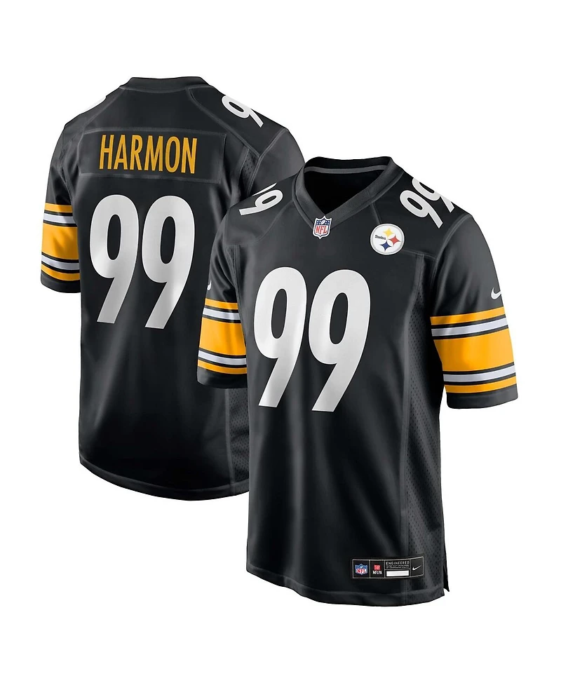 Nike Men's Derrick Harmon Black Pittsburgh Steelers 2025 Nfl Draft First Round Pick Game Jersey