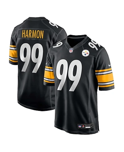 Nike Men's Derrick Harmon Black Pittsburgh Steelers 2025 Nfl Draft First Round Pick Game Jersey